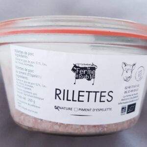 Rillettes Piment d'Espelette BIO (200g)
