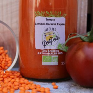 Soupe Tomate et Lentilles Corail BIO (25cl)