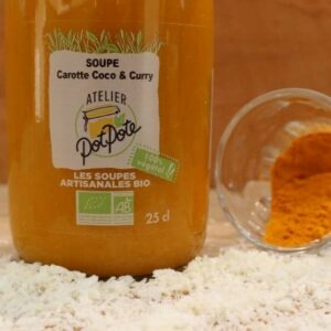 Soupe Carotte, Coco et Curry BIO (50cl)