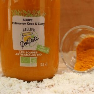Soupe Potimarron, Coco et Curry BIO (25cl)