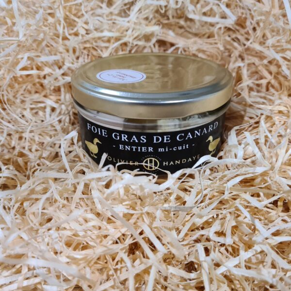 Foie Gras de Canard Entier Mi-Cuit (120g) 1